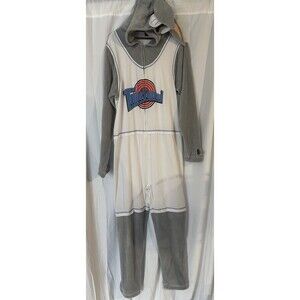 Space Jam Tune Square Adult XL Jumper W/ Hoodie Rare Hard To Find